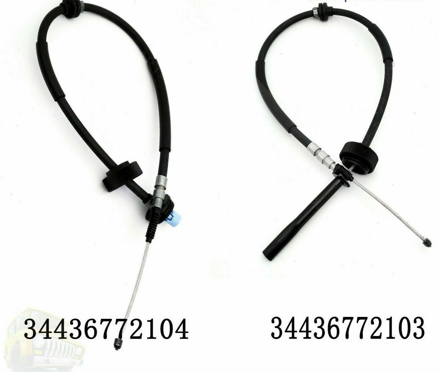 Genuine BMW X5 X6 E70 Electric Park Brake cable handbrake 34436772103 or 34436772104 - Top Notch Parts